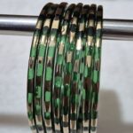 हरा कलर मे पक्की चुडी