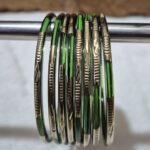 हरा कलर मे पक्की चुडी