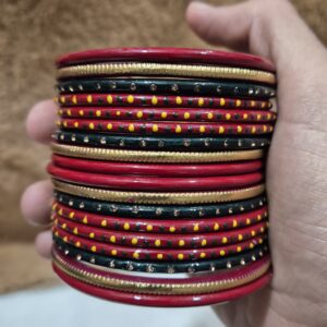 लाल- हरा चूडी सेट N16