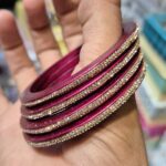 लाख 4 चूड़ी में महरुन कलर N39